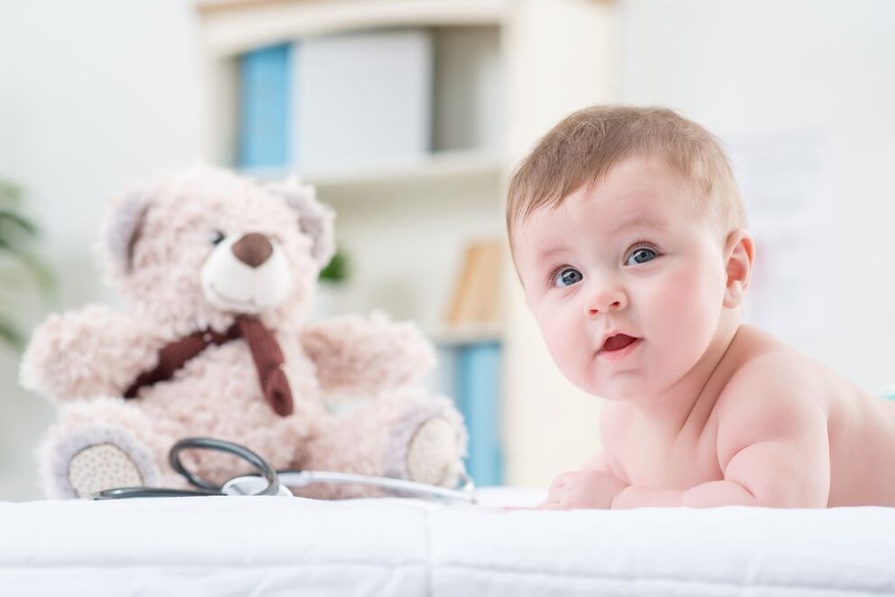 Intiem plastic bij baby's